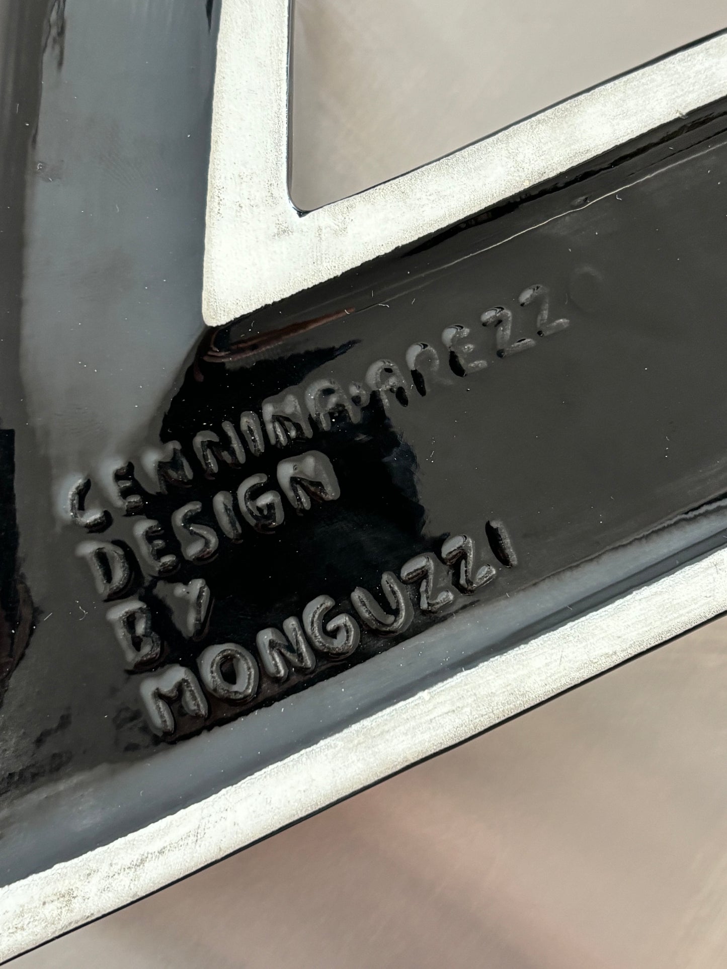 Monguzzi Ceramic Z in typography style Cennina Prezzo - RARE