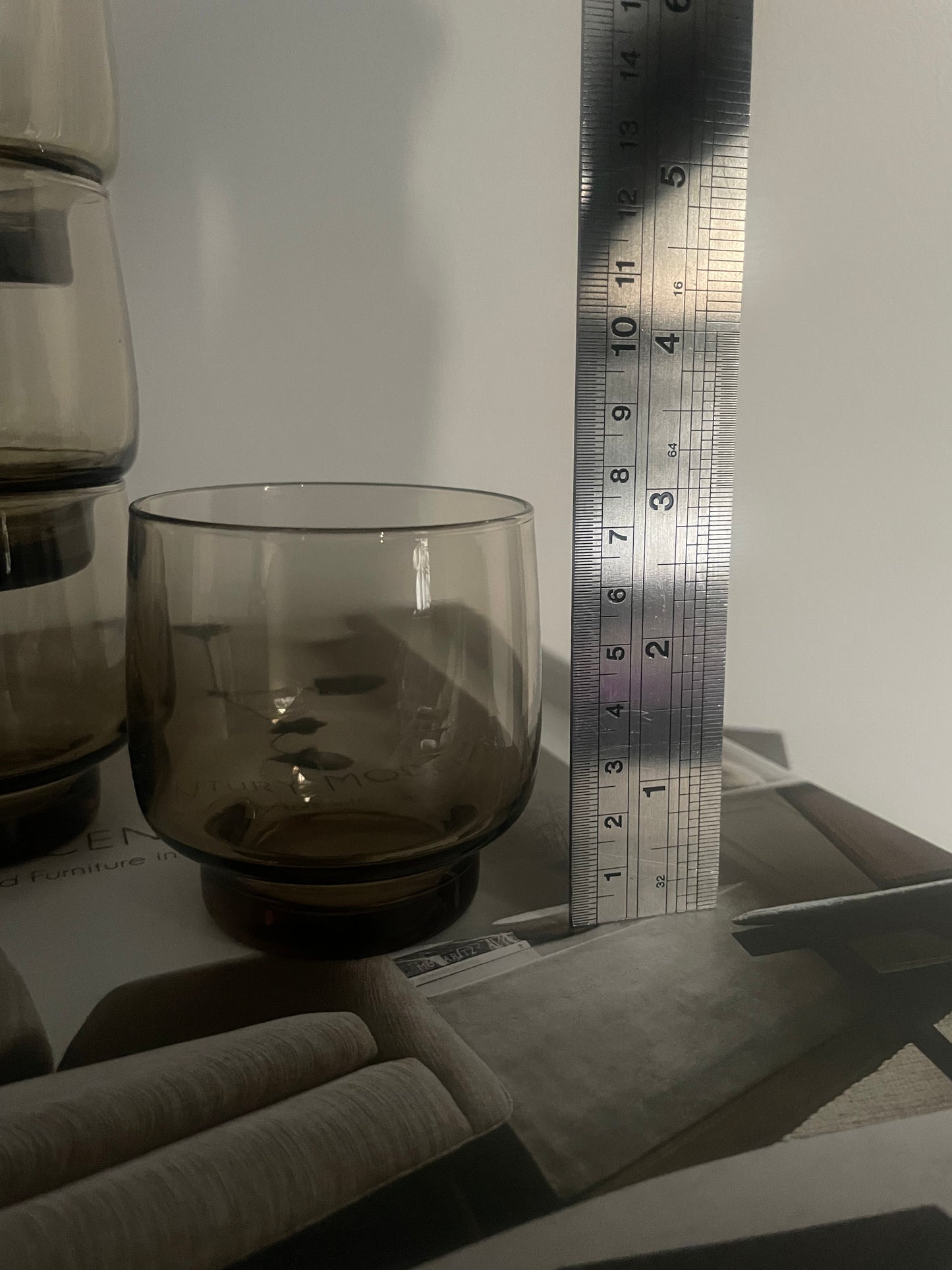 LUMINARC Tivoli rolypoly smoked glasses (set of 4)