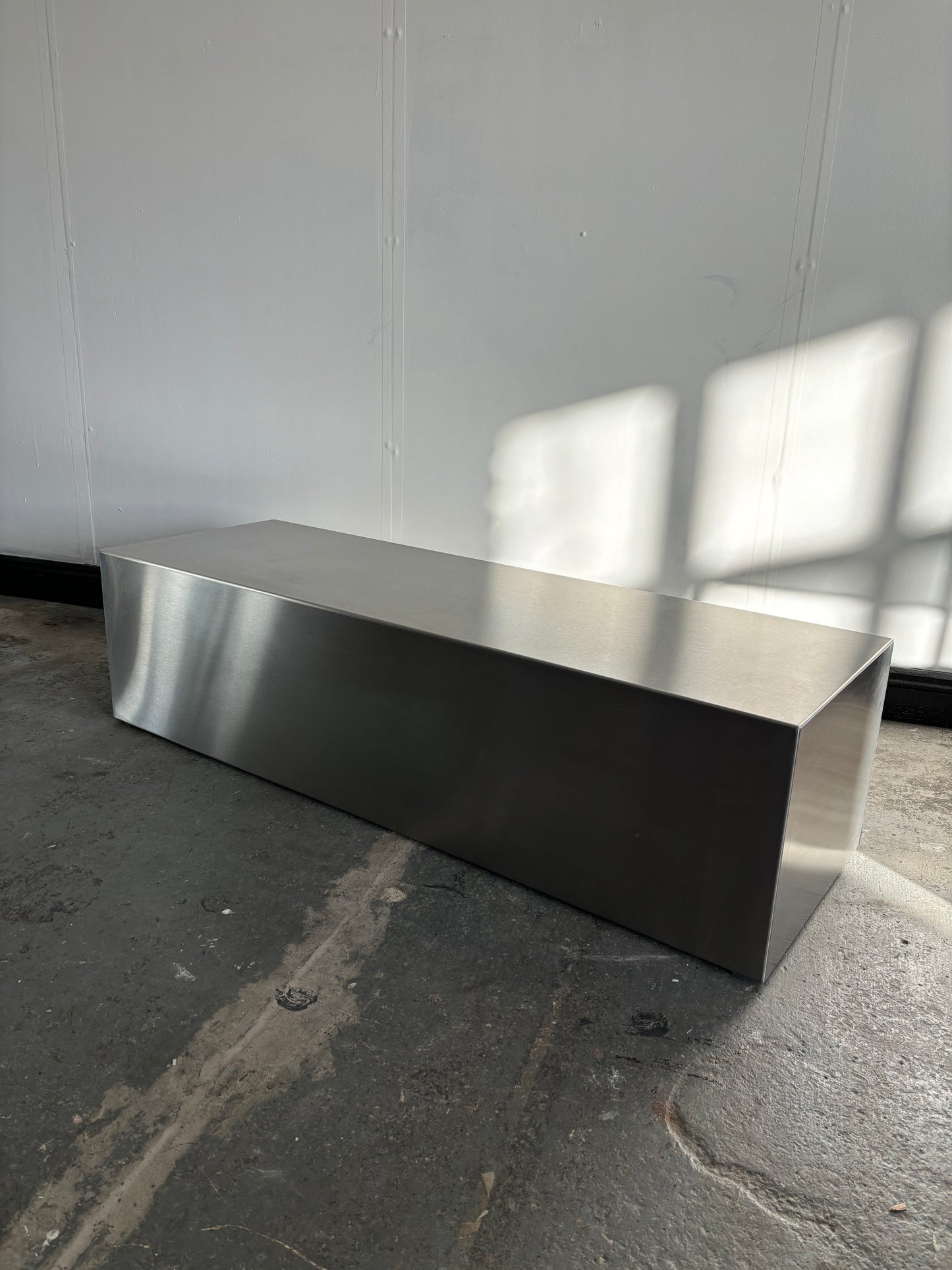 Stainless Steel Block Coffee Table - MADE TO ORDER