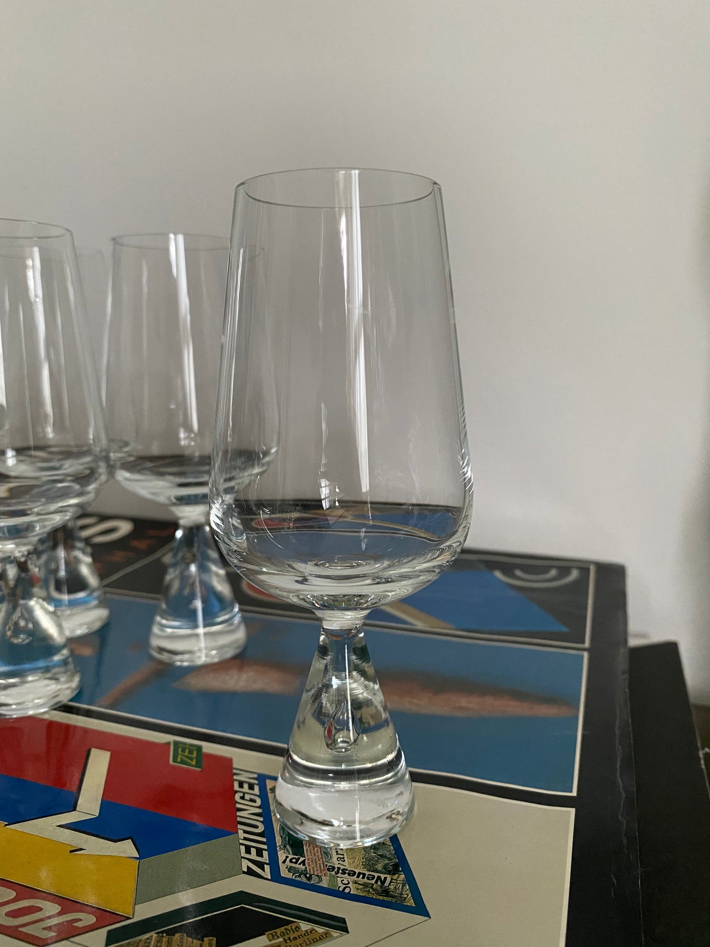 1969 Bent Severin for Holmgaard Princess Sherry Glasses x 6