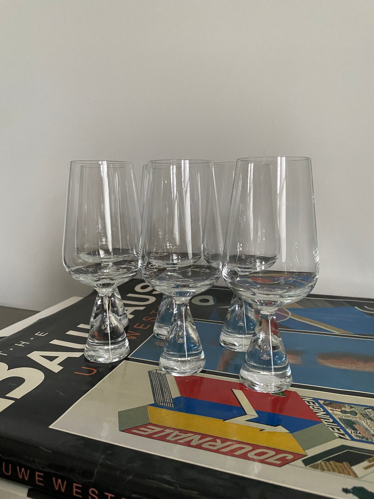 1969 Bent Severin for Holmgaard Princess Sherry Glasses x 6