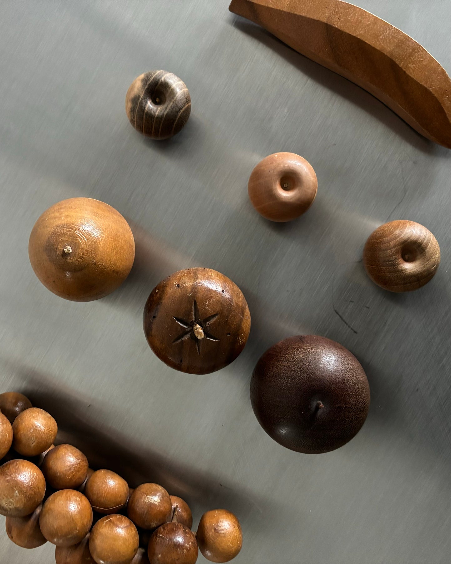 Vintage Wooden Fruit Collection