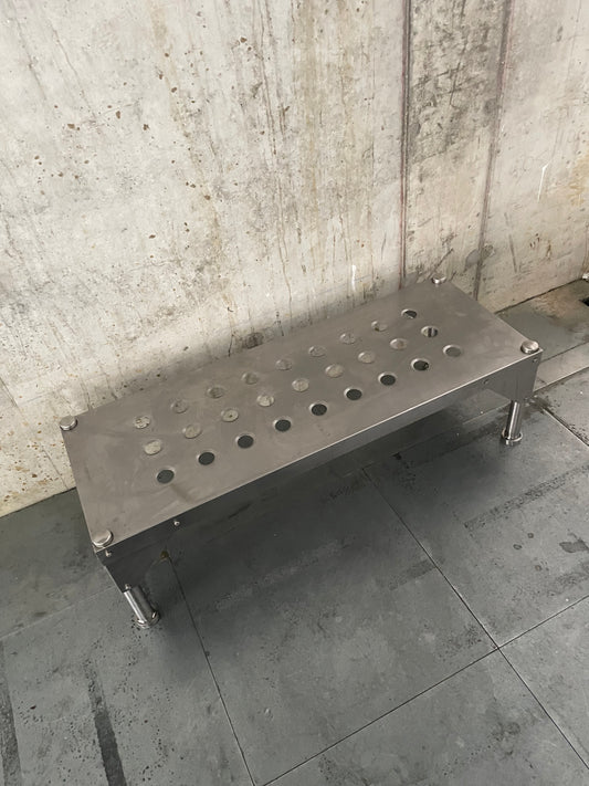 BRUTALIST Steel Bench - £125