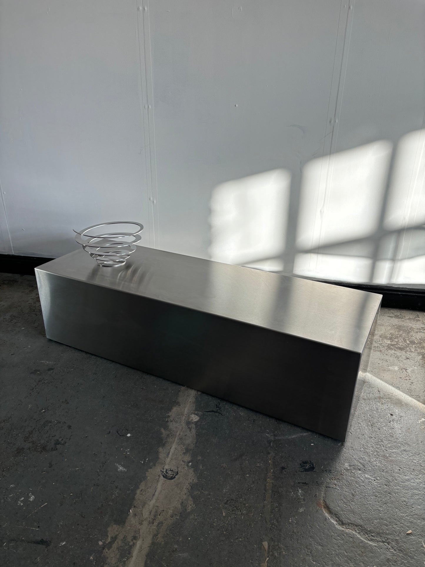 Stainless Steel Block Coffee Table - MADE TO ORDER