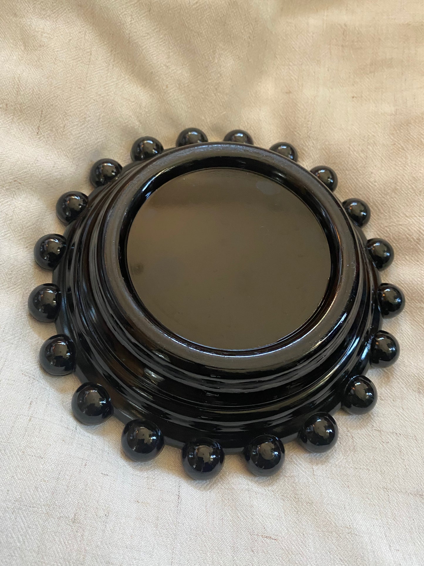 VINTAGE Black Ceramic Catch-all