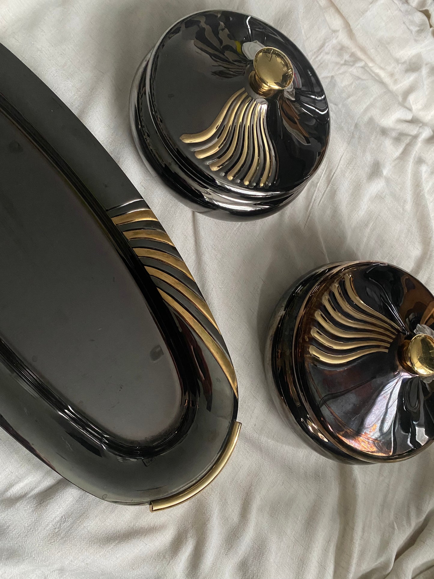 INOXBECK Italy Stainless Steel Serving Dish (x2) & Tray