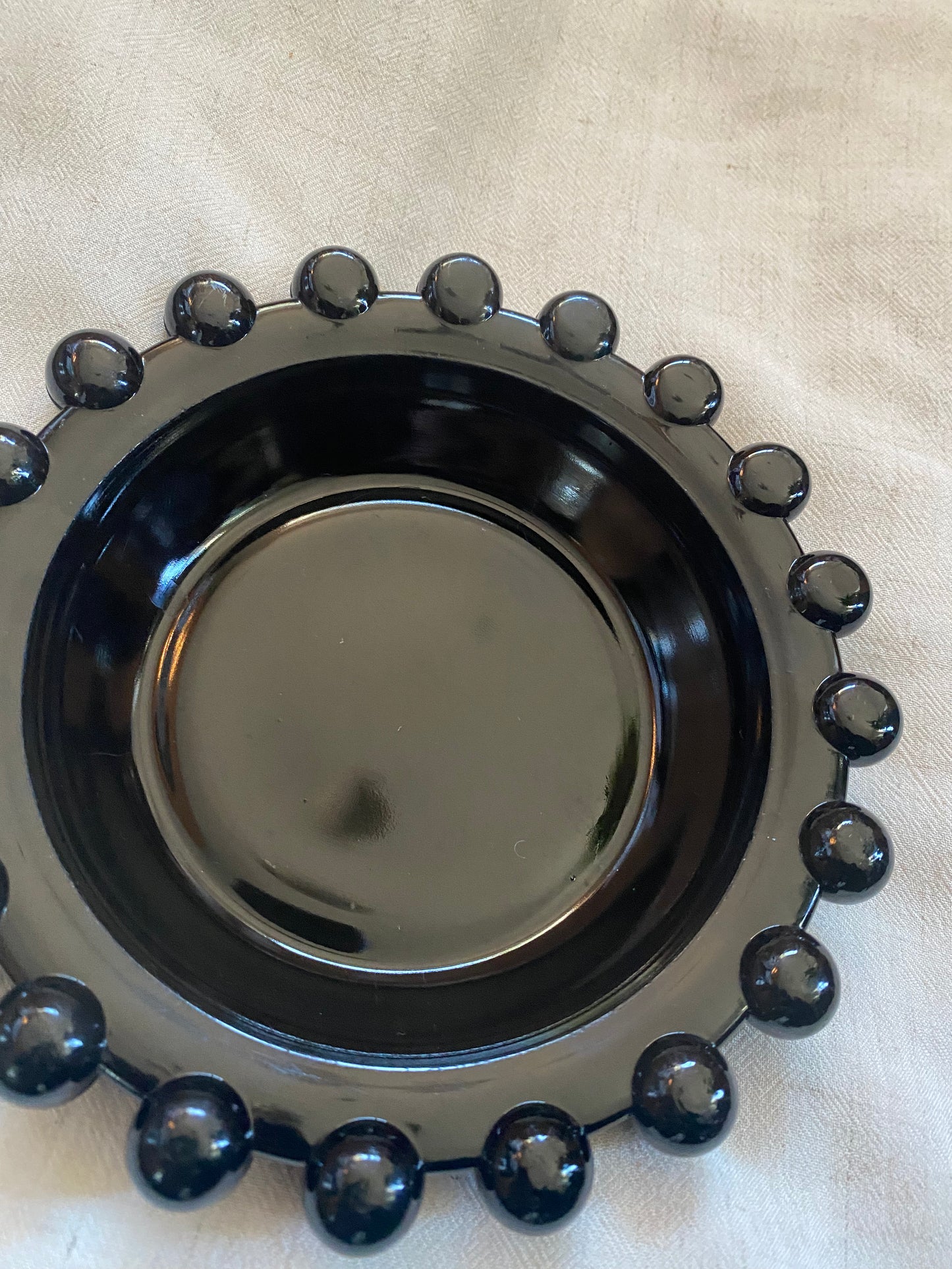 VINTAGE Black Ceramic Catch-all