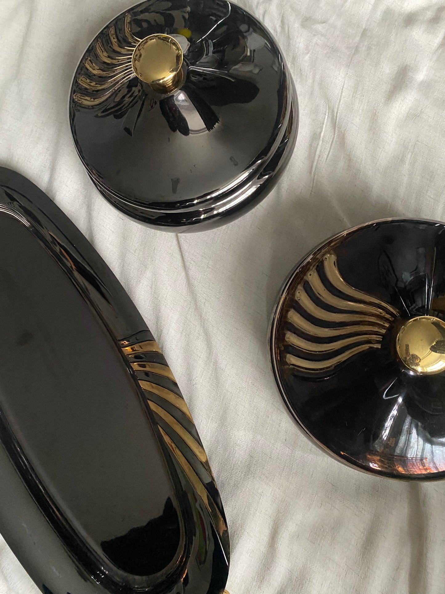 INOXBECK Italy Stainless Steel Serving Dish (x2) & Tray