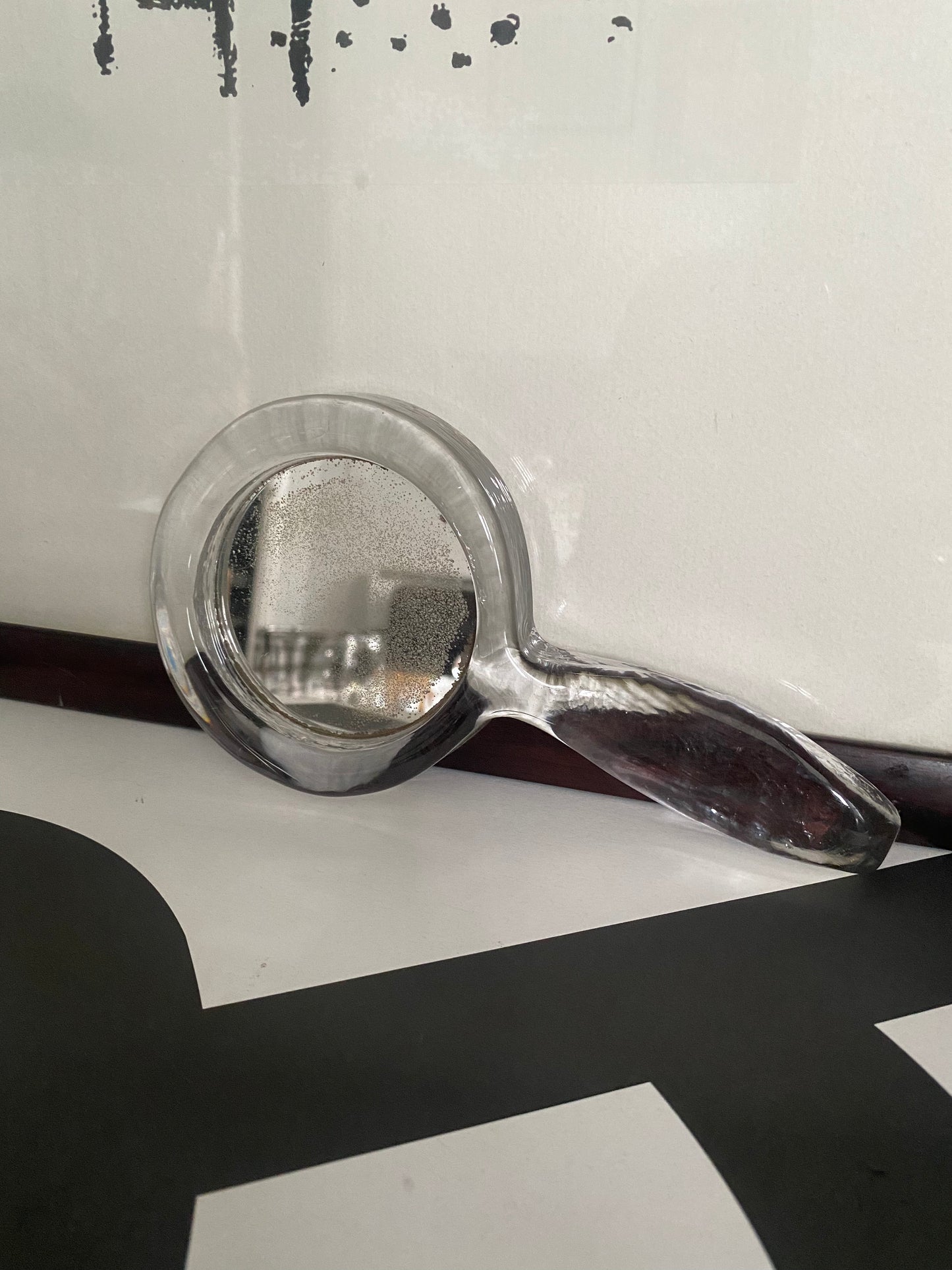1960’s Pukeberg Swedish Haldnheld Mirror