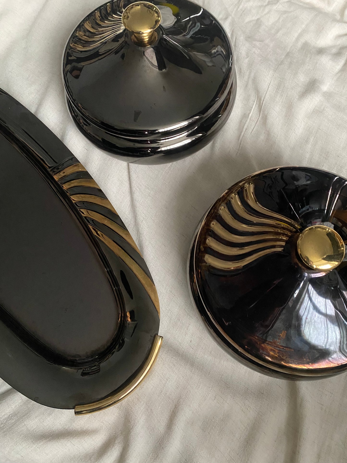 INOXBECK Italy Stainless Steel Serving Dish (x2) & Tray