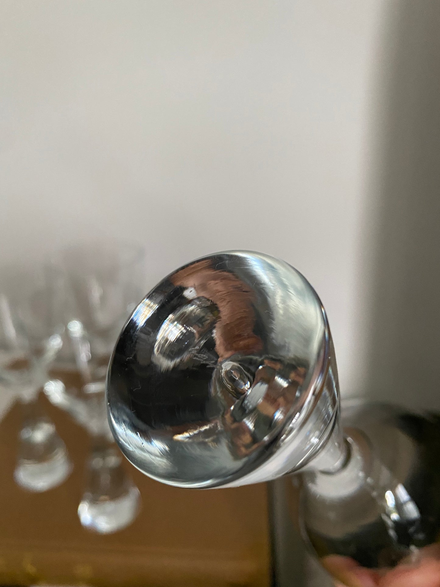 1969 Bent Severin for Holmgaard Princess Wine Glasses x 4